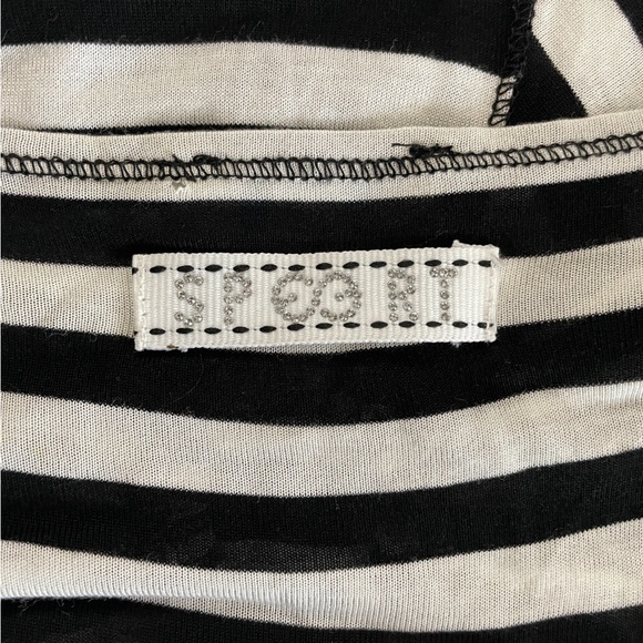 Escada Sport Black White Striped Dress - Picture 2 of 8